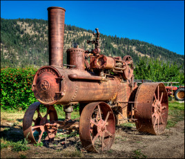 Картинка техника тракторы паровой трактор