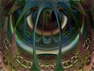 Картинка 3д графика fractal фракталы фрактал