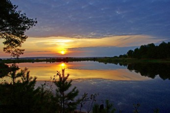 Картинка природа восходы закаты вечер