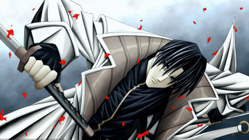 Картинка аниме rurouni kenshin меч