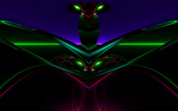 Картинка 3д графика fractal фракталы цвета узор фон