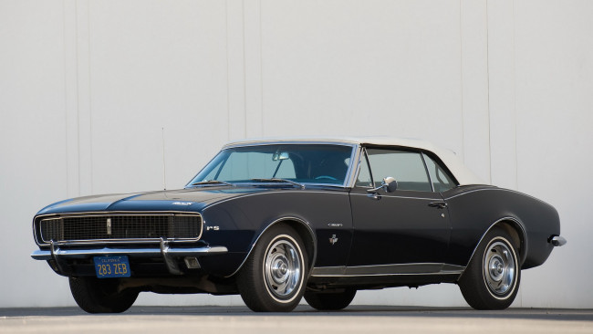 Обои картинки фото chevrolet, camaro, rs, 1967, автомобили, классика, автомобиль