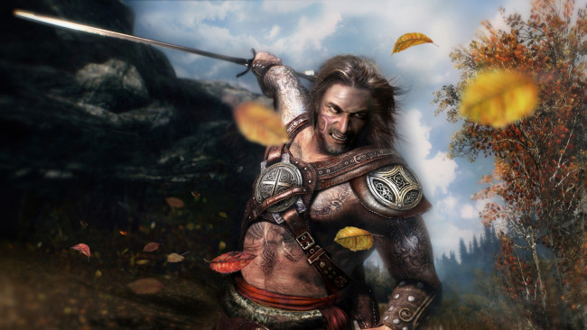 Обои картинки фото skyrim, видео, игры, the, elder, scrolls, игра