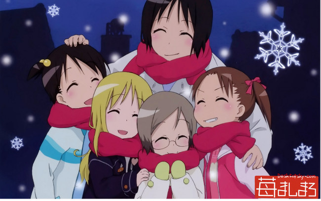 Обои картинки фото аниме, ichigo, mashimaro, девушки