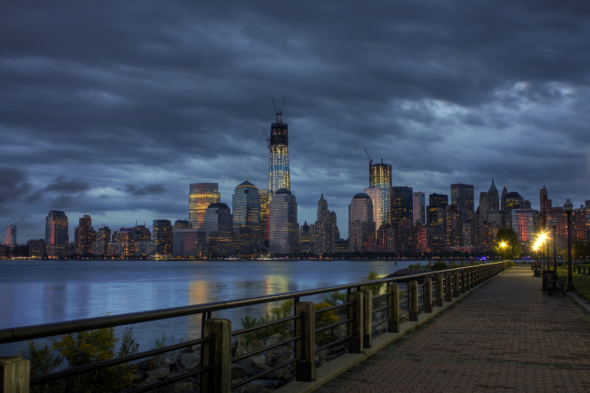 Обои картинки фото города, нью, йорк, сша, мост