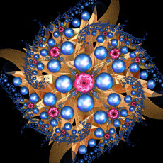 Картинка 3д графика fractal фракталы фон цвета узор