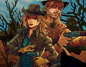 Картинка daddy`s little girl рисованные комиксы персонажи рисунок комикс