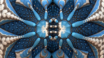 Картинка 3д графика fractal фракталы узор