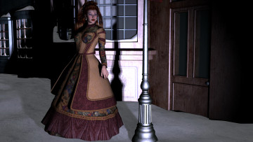 Картинка 3д графика people люди девушка