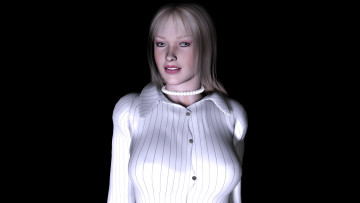 Картинка 3д графика people люди девушка кофточка