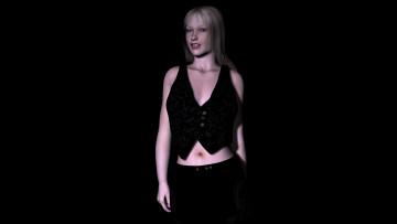 Картинка 3д графика people люди девушка взгляд