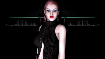 Картинка 3д графика people люди девушка взгляд