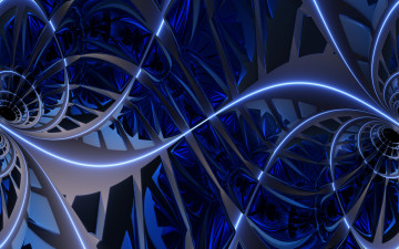 Картинка 3д графика fractal фракталы узор