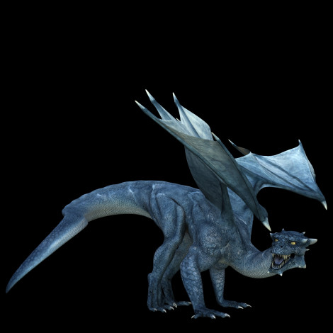 Обои картинки фото 3д, графика, creatures, существа, дракон