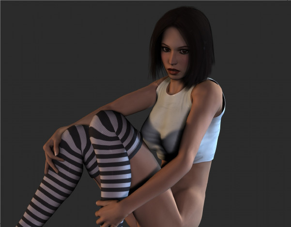 Обои картинки фото 3д, графика, people, люди, девушка