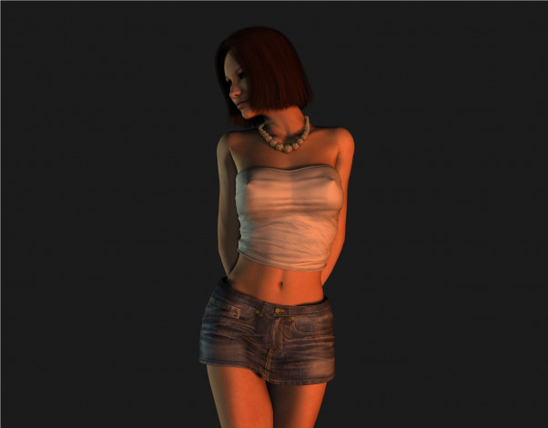 Обои картинки фото 3д, графика, people, люди, девушка