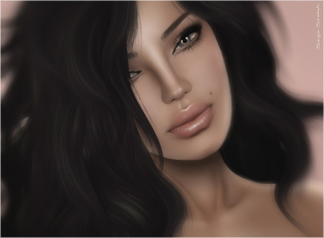 Обои картинки фото 3д, графика, portraits, портрет, лицо