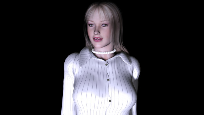 Обои картинки фото 3д, графика, people, люди, девушка, кофточка
