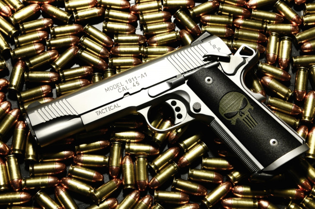 Обои картинки фото оружие, пистолеты, пули, ствол