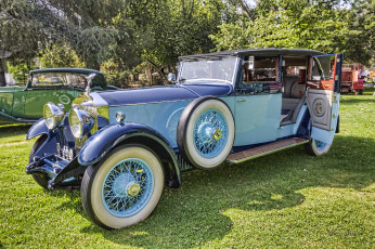 Картинка 1930+rolls-royce+phantom+ii+sedanca+de+ville автомобили выставки+и+уличные+фото экспозиция музей