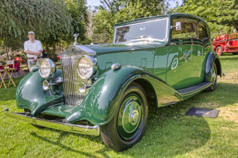 Картинка 1938+rolls-royce+2530+hooper+sports+saloon автомобили выставки+и+уличные+фото автошоу выставка