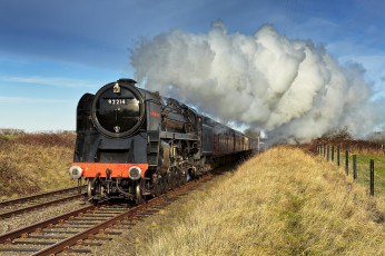 Картинка техника паровозы дорога железная паровоз