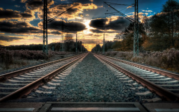 Картинка разное транспортные+средства+и+магистрали опоры шпалы рельсы