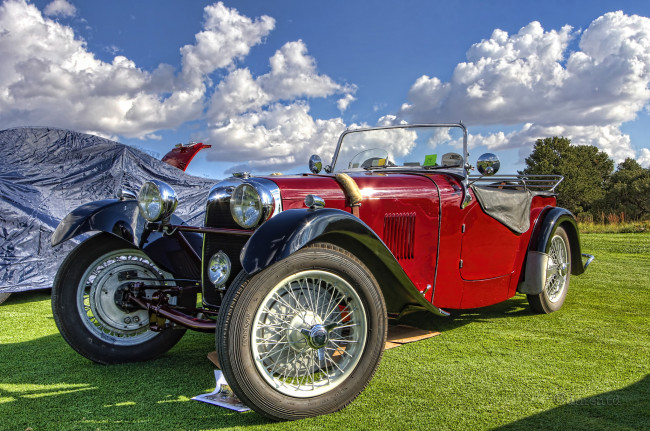 Обои картинки фото 1949 hrg roadster, автомобили, выставки и уличные фото, автошоу, выставка
