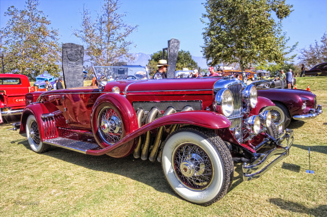 Обои картинки фото 1933 duesenberg sj murphy convertible coupe, автомобили, выставки и уличные фото, музей, экспозиция