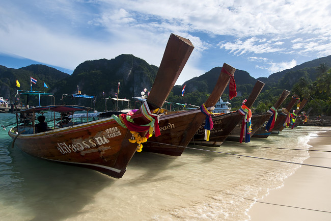 Обои картинки фото корабли, лодки,  шлюпки, пляж, океан, тропики