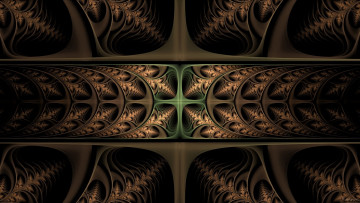 Картинка 3д+графика фракталы+ fractal цвета фон узор