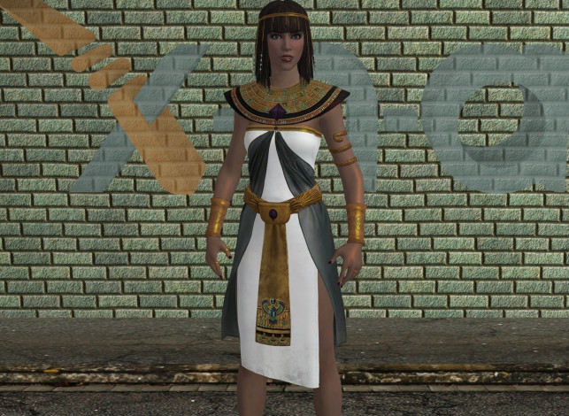 Обои картинки фото 3д графика, история , history, египтянка, фон, взгляд, девушка