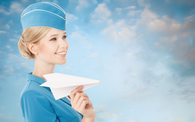 Обои картинки фото авиация, 3д, рисованые, v-graphic, самолётик