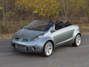 обоя mitsubishi tarmac spyder concept 2003, автомобили, mitsubishi, 2003, concept, tarmac, spyder