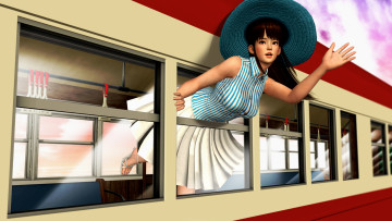 Картинка 3д+графика люди+ people фон взгляд девушка