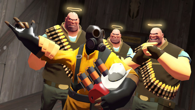 Обои картинки фото видео игры, team fortress 2, персонажи