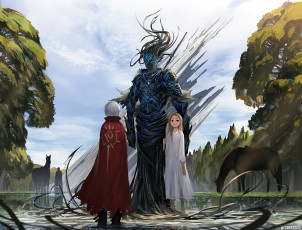 Картинка аниме животные +существа существо