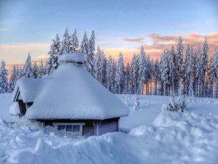 Картинка природа зима простор