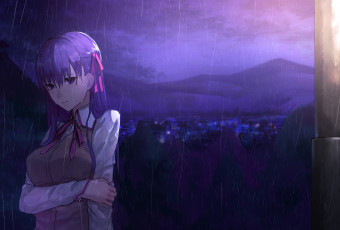 Картинка аниме fate stay+night девушка