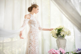 Картинка девушки -unsort+ невесты невеста платье праздник свадьба красотка