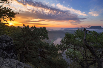 Картинка природа восходы закаты простор