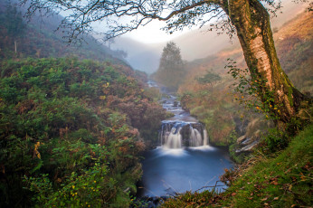 Картинка природа водопады простор