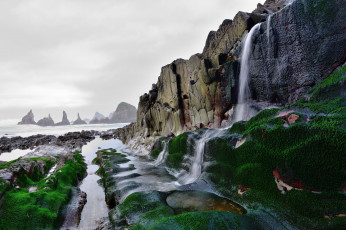 Картинка природа водопады простор