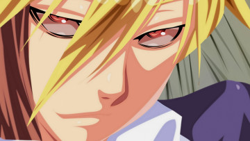 обоя аниме, shokugeki no soma, взгляд