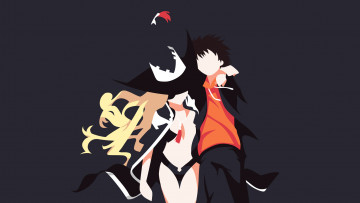 Картинка аниме toaru+majutsu+no+index двое