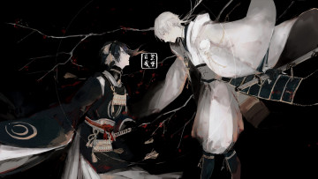 Картинка аниме touken+ranbu танец мечей