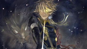 Картинка аниме touken+ranbu танец мечей