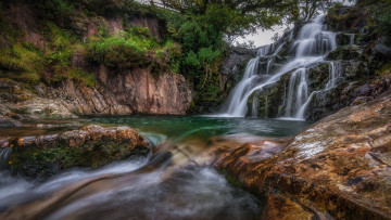 Картинка природа водопады простор