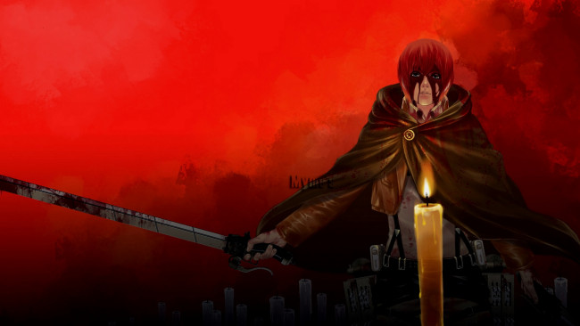 Обои картинки фото аниме, shingeki no kyojin, армин