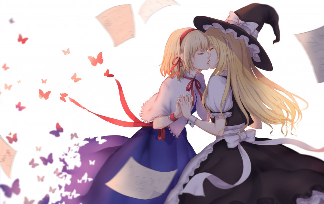 Обои картинки фото аниме, touhou